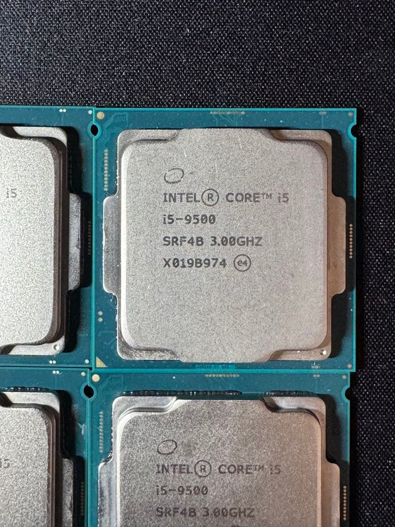 動作確認済intel CORE i5-9500 3.00GHz 6個セット