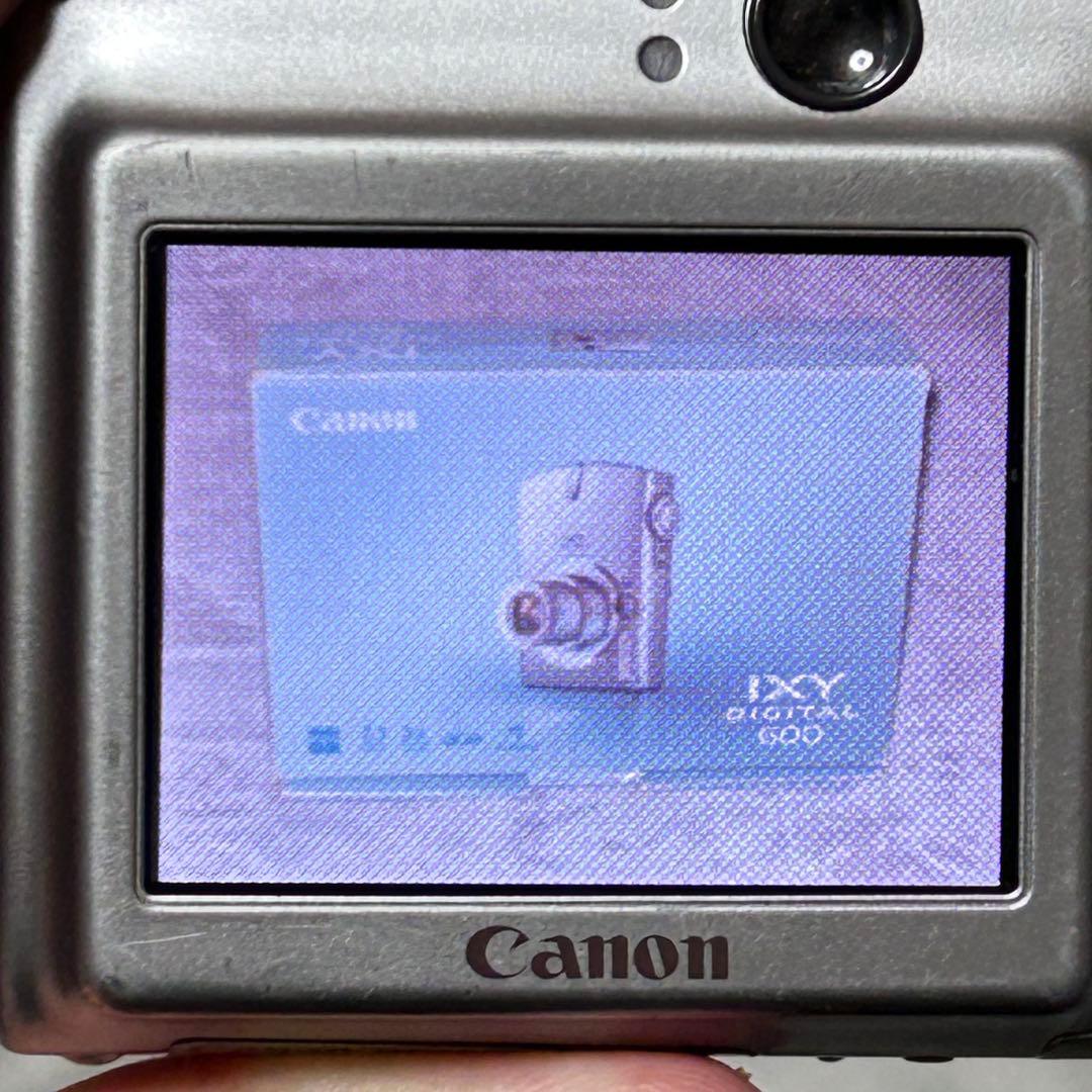 【動作品　付属品完備】Canon IXYDIGITAL600 SDカード付き