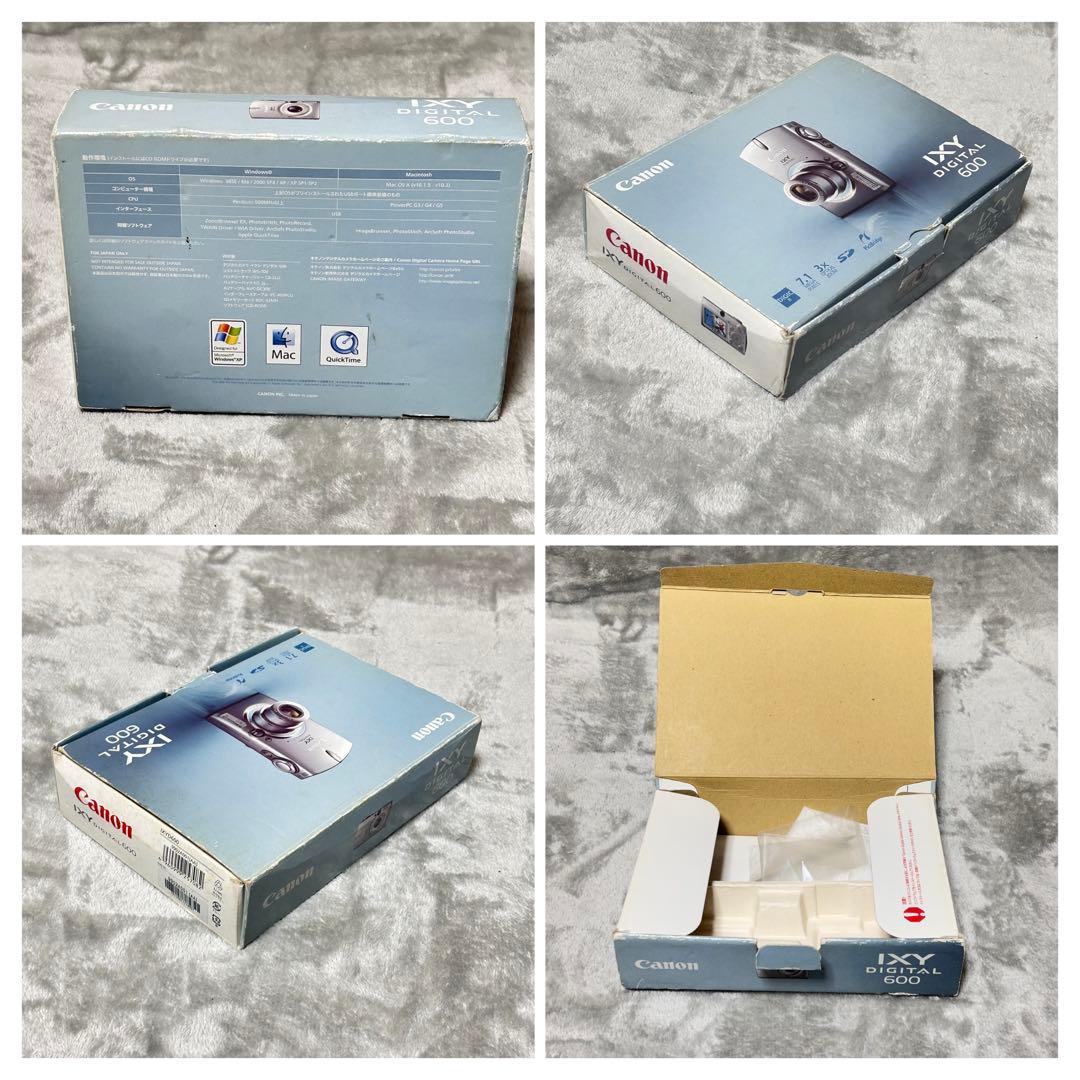 【動作品　付属品完備】Canon IXYDIGITAL600 SDカード付き
