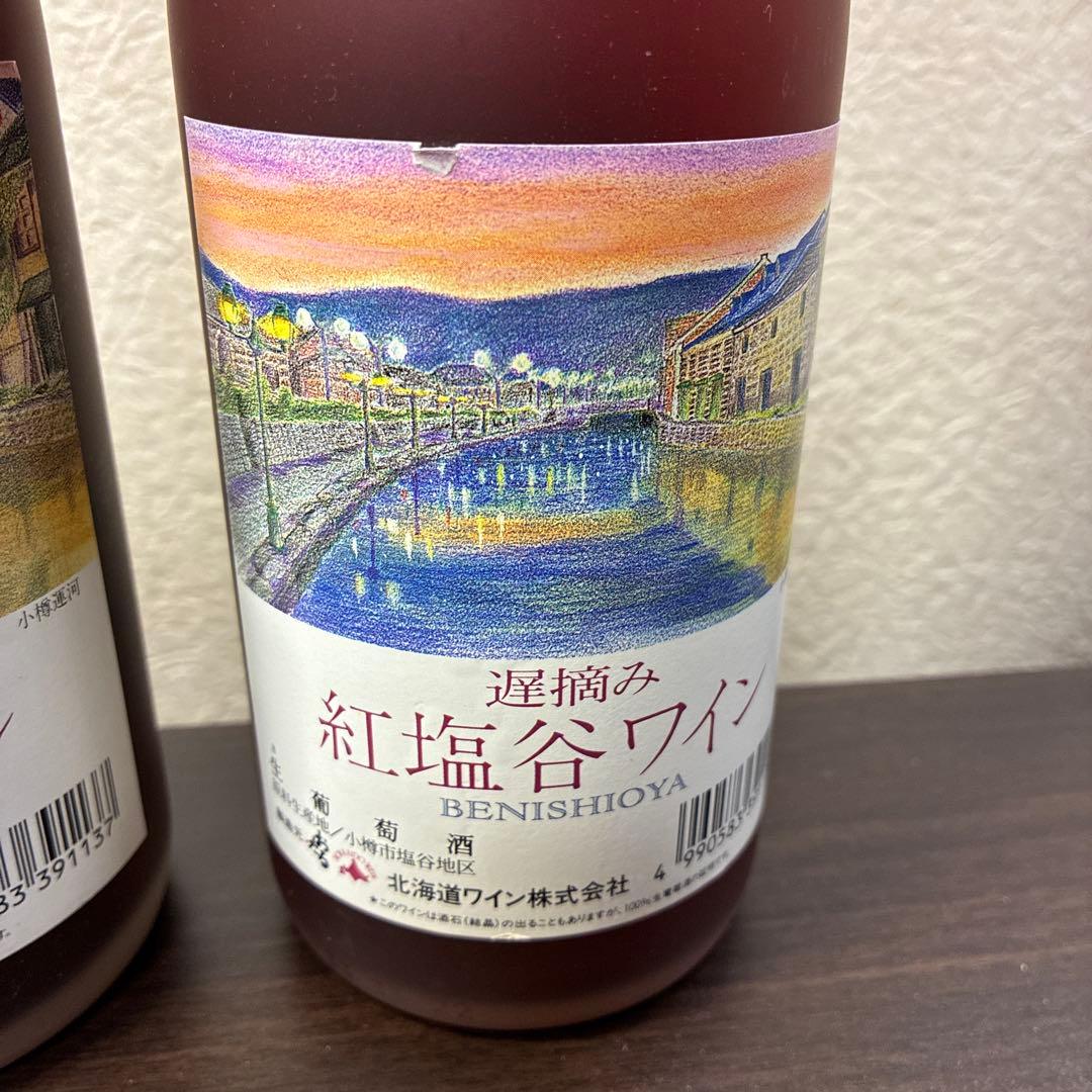 ア)北方の詩 1999 遅摘み紅塩谷ワイン　身延 南天ワイン　ワイン　5本セット
