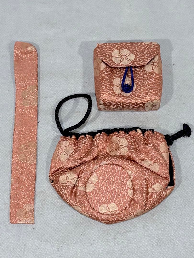 竺和田菁竺作　御所籠セット美品　共箱　茶道具　送料込