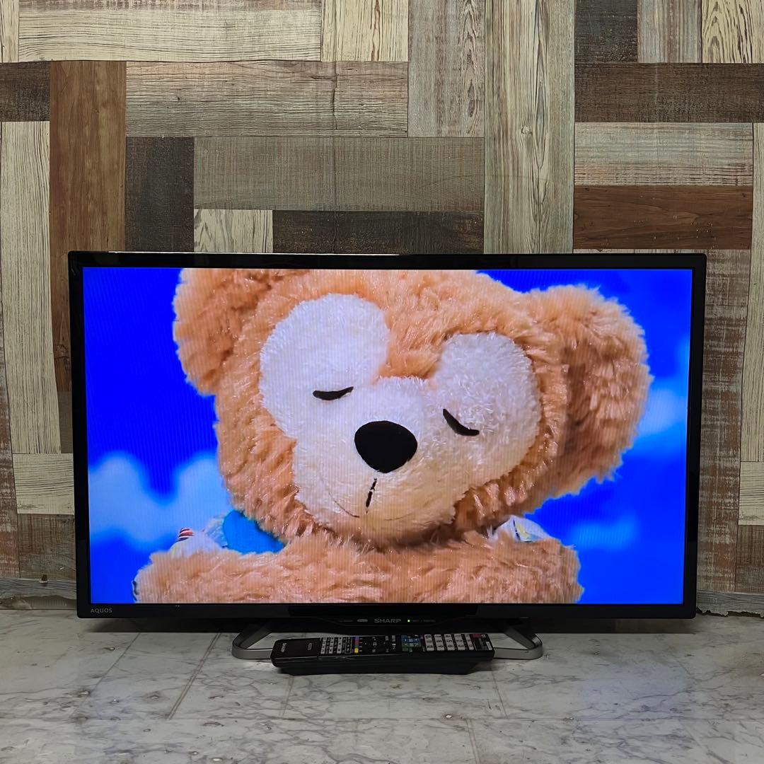 即日受渡❣️全国送料込SHARP32型テレビYouTube、U-NEXTリモコン付