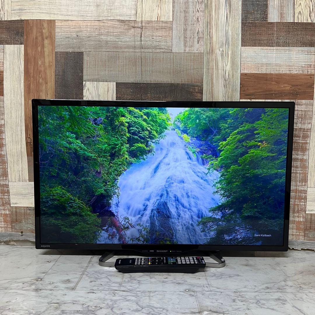 即日受渡❣️全国送料込SHARP32型テレビYouTube、U-NEXTリモコン付