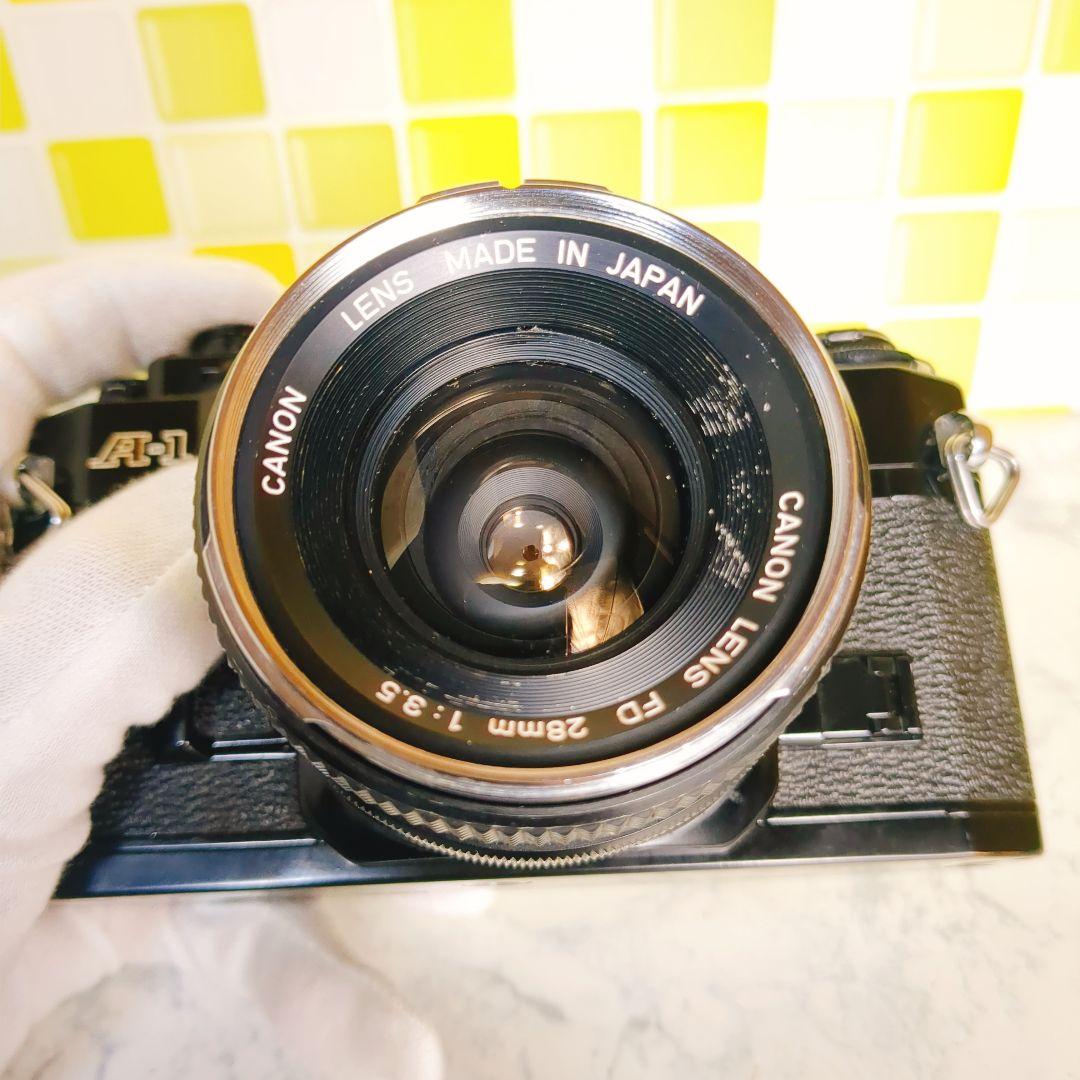 完動品★ Canon A-1 一眼レフ FD 28mm F3.5 整備済み
