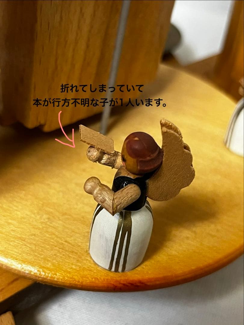 ウィンドミル　クリスマス　天使　風車　アンティーク　ドイツ　難あり