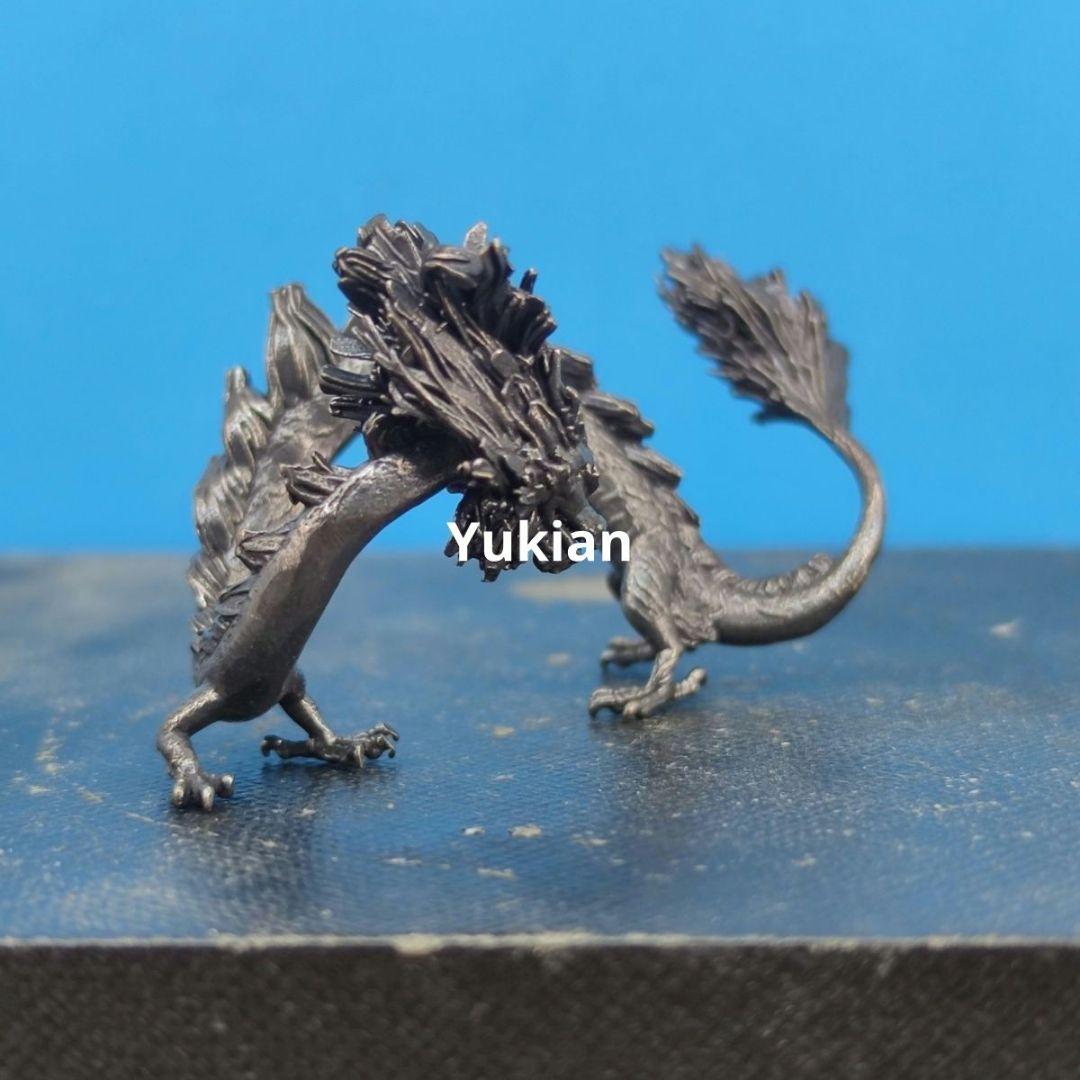 銅製 竜 置物 神竜 五爪金龍 書道具 文房 装飾品 工芸品 美術品