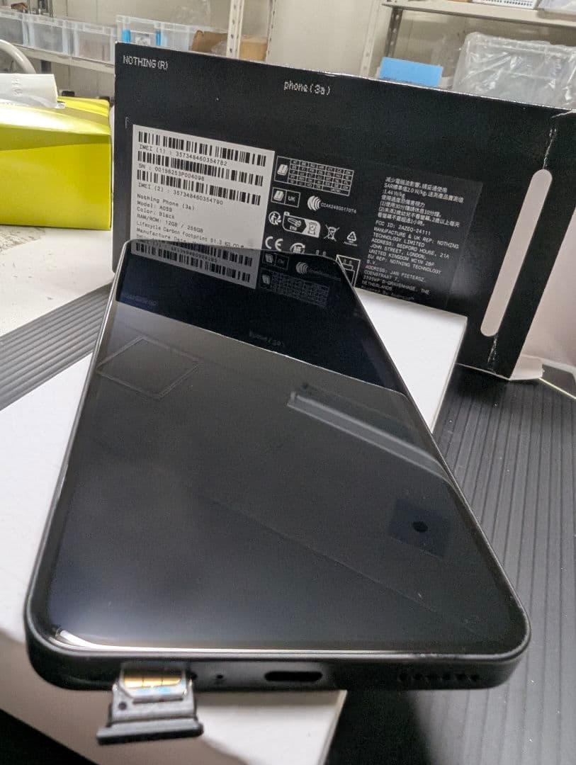 スマートフォン本体 Nothing Phone (3a) Ram12GB ROM 256GB