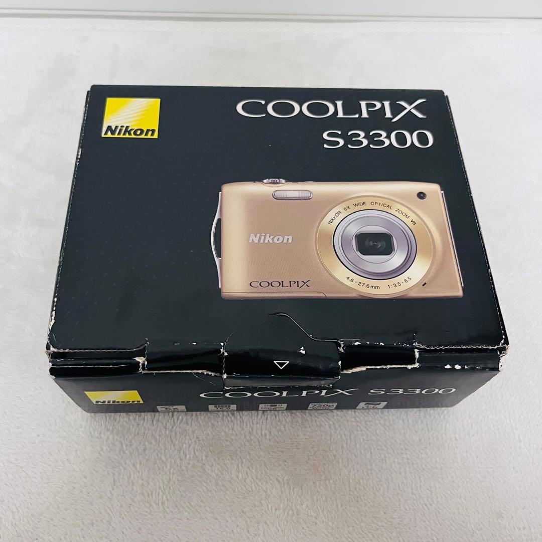 【美品】ニコン Nikon COOLPIX S3300 箱付き