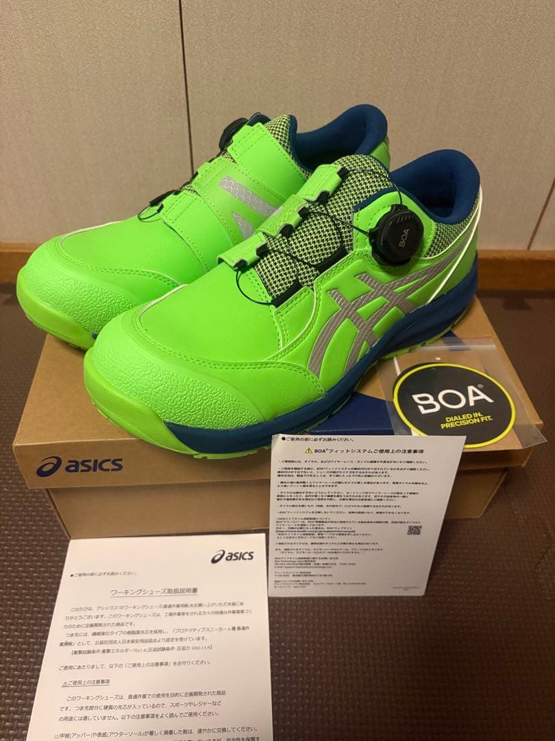 新品 限定 asics 安全靴 WINJOB CP309 BOA 26cm