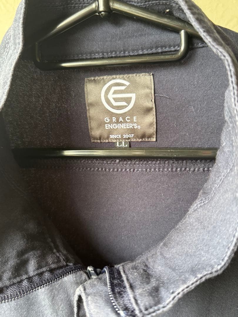 GRACE ENGINEER'S 空調服 つなぎLLサイズネイビー10日使用