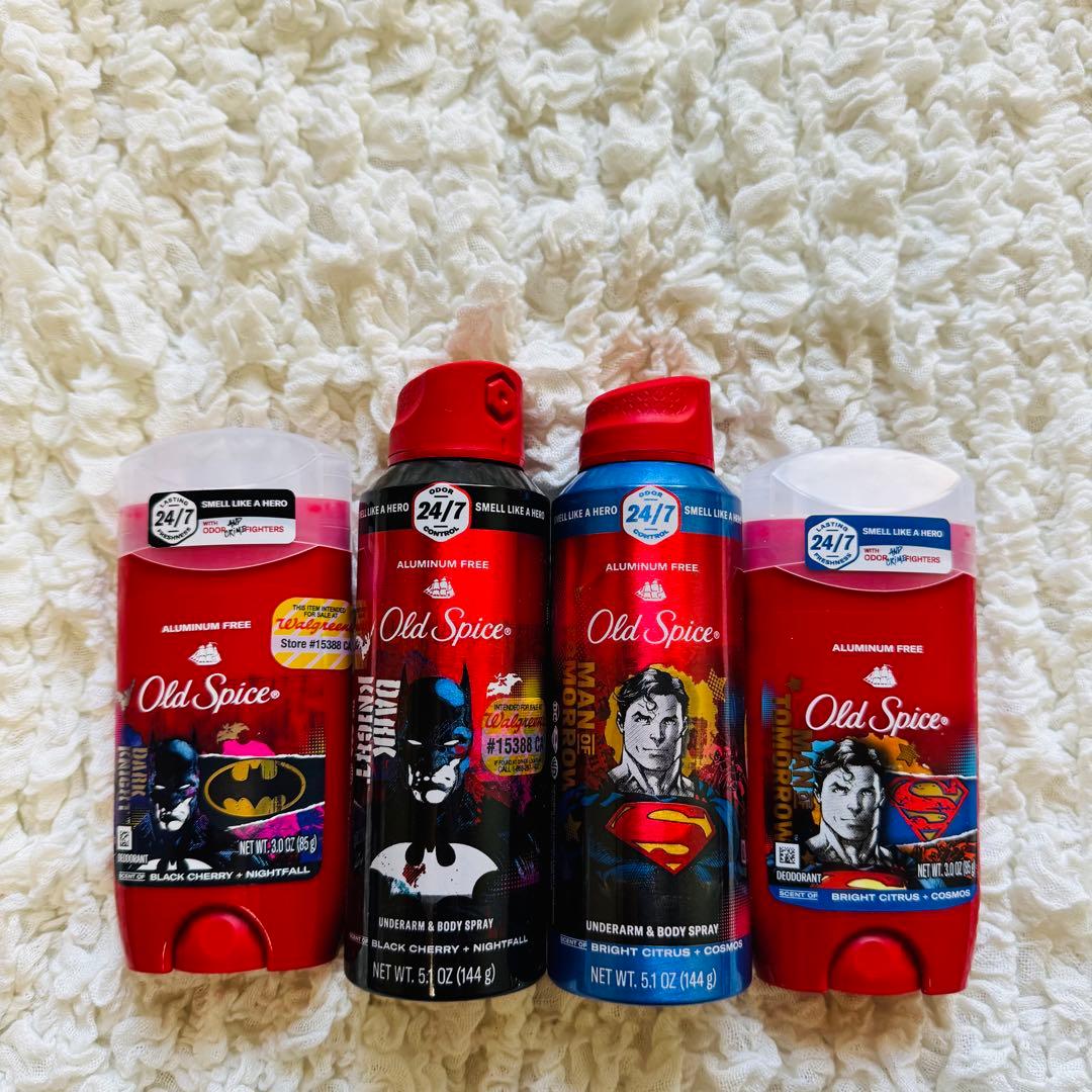 限定コラボ Old Spice ダークナイト&マンオブトゥモロー 4本セット