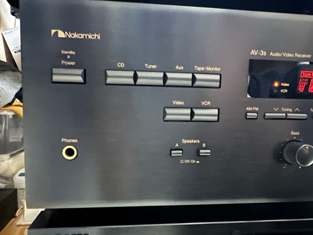 美品！ナカミチNakamichi AV-3Sピュアアンプとしても優秀です