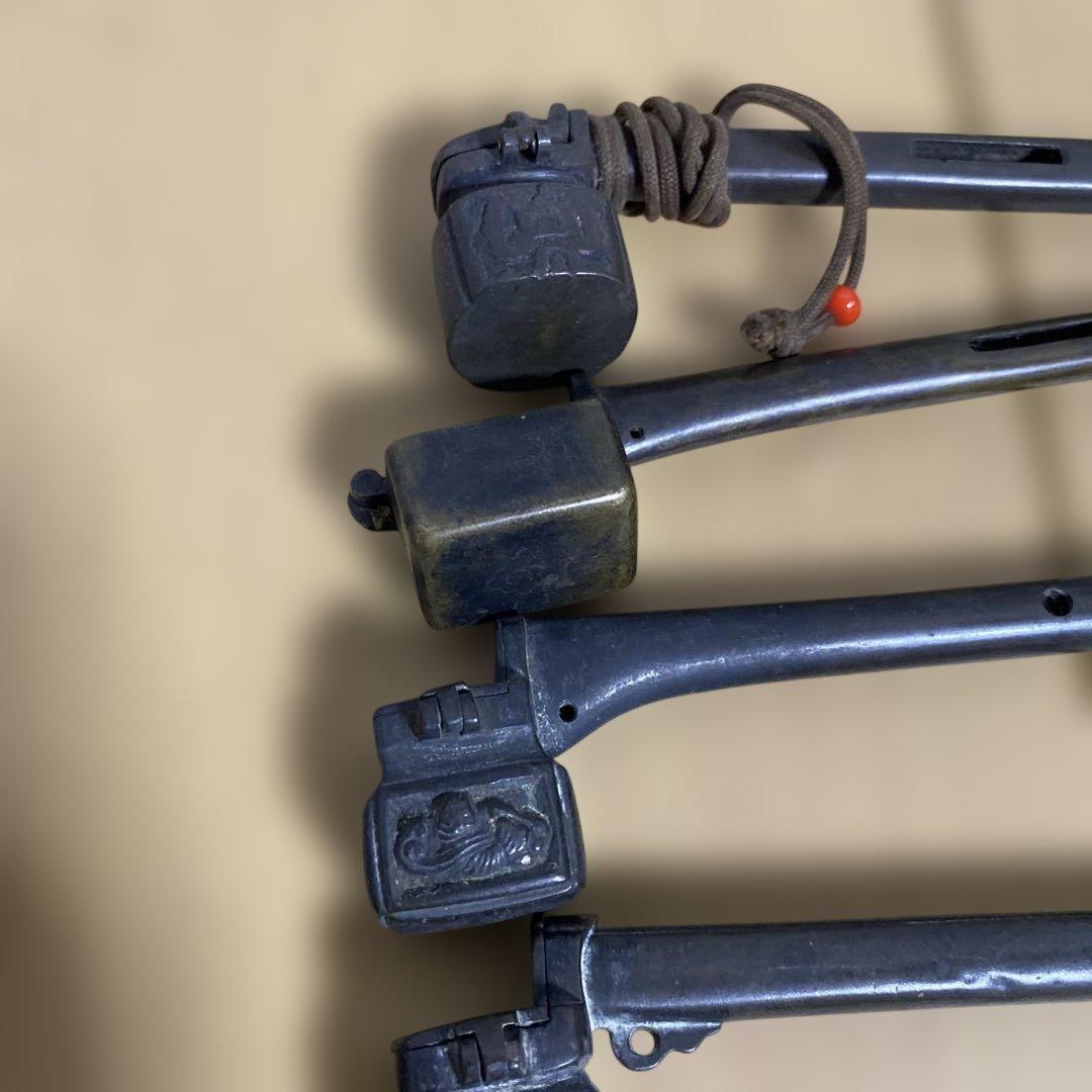 矢立　小型墨壺　時代物　14本　骨董　古道具　矢立て