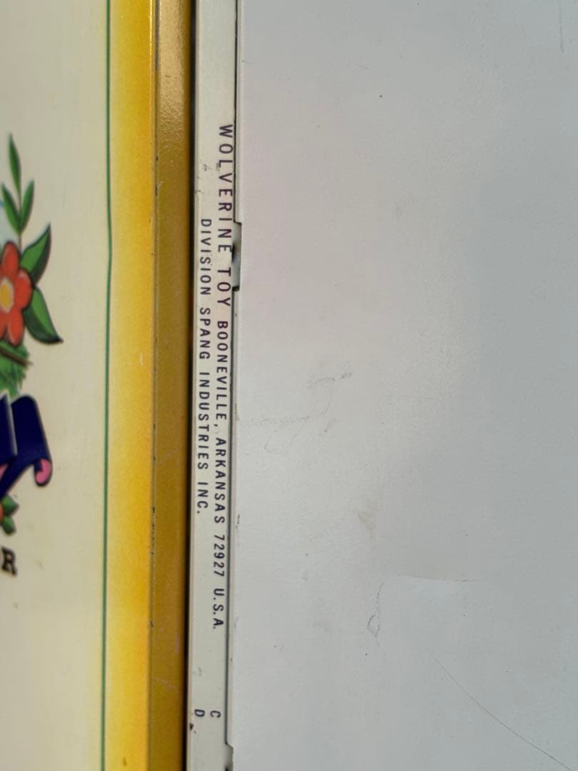 USA Vtg 50-60s Wolverine Tin 冷蔵庫中身付き