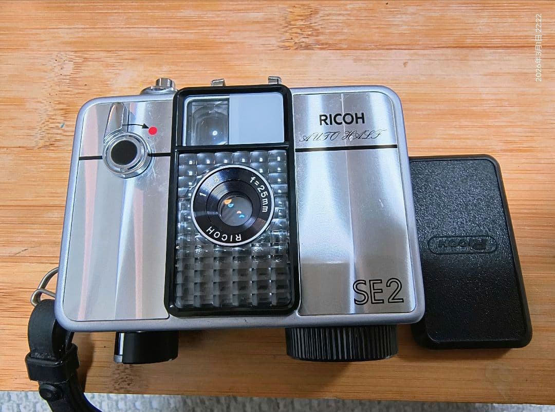 【動作確認済】RICOH AUTO HALF SE2 ジャンク ゼンマイ巻上げO