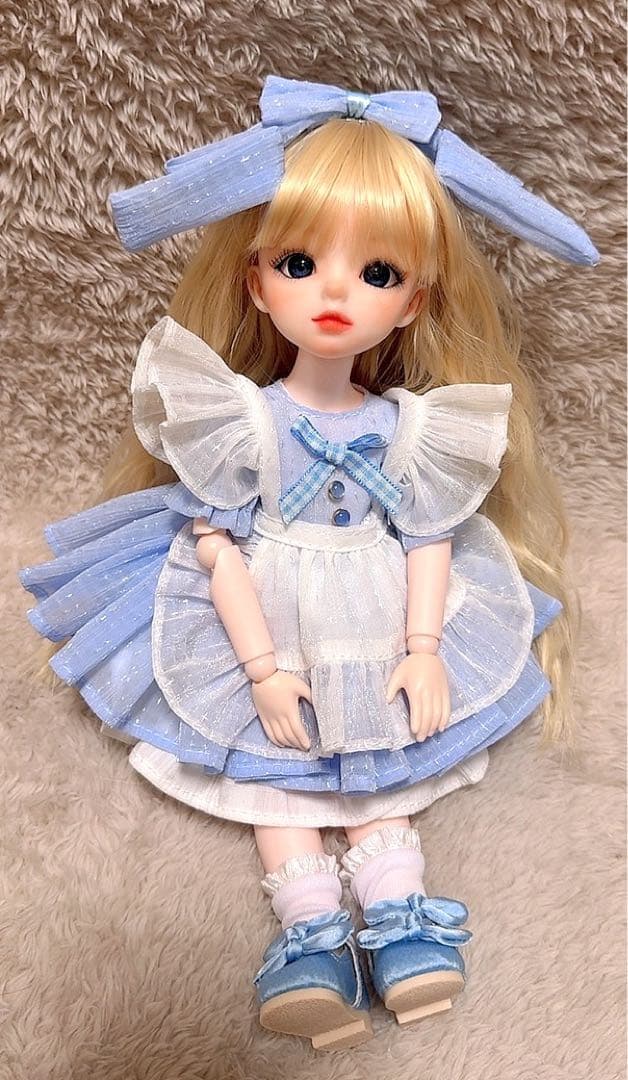 ♥リボーンドールのお友達に♥アリスちゃん風 6分の1bjdドール 球体関節人形