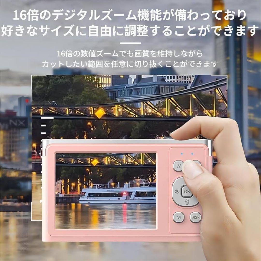 デジタルカメラ ビデオカメラ HD小型デジタルカメラ 5000万画素 4K録画