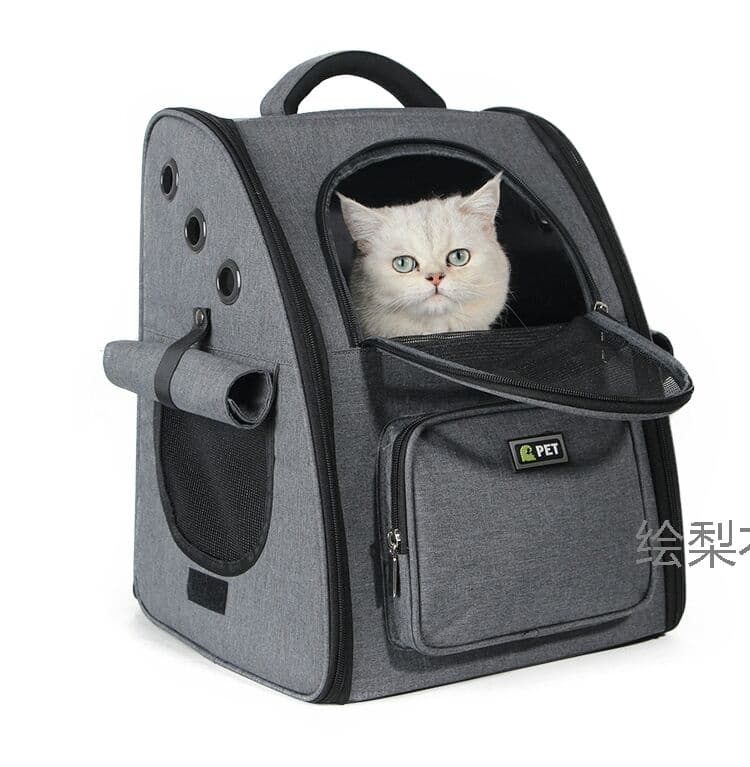 猫キャリーバッグ　ペットキャリー　バッグ　小型犬　リュック　宇宙船型　通気性抜