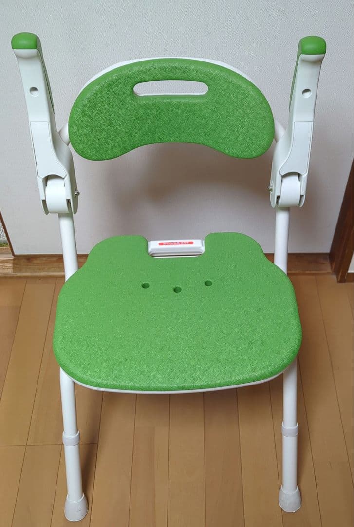 ⭐️ほぼ未使用⭐️安寿折りたたみシャワーベンチFSフィット　グリーン