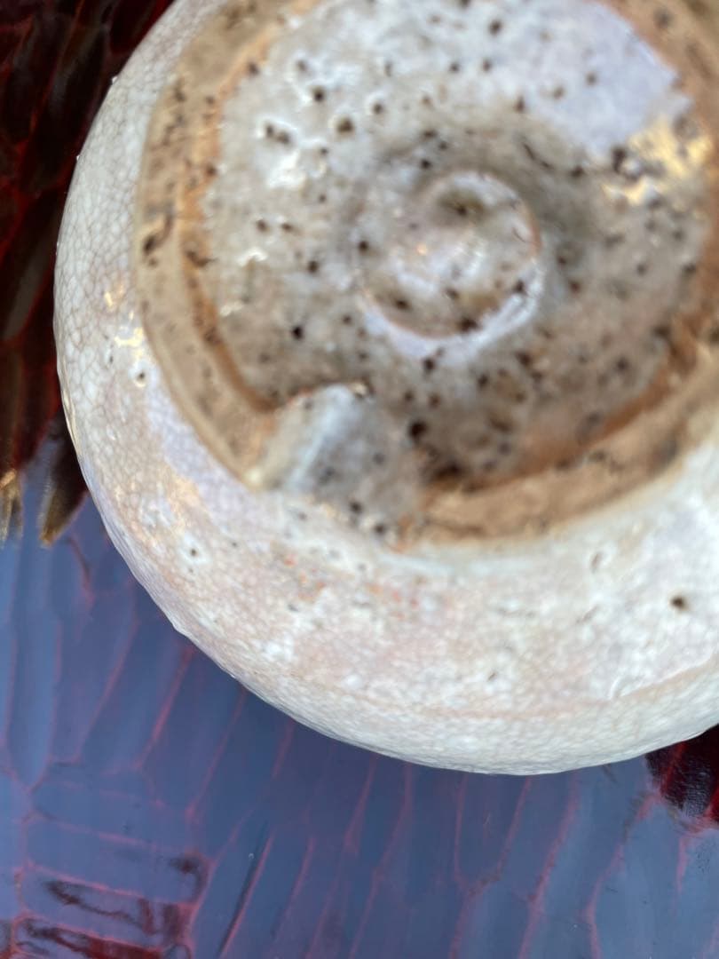 未使用　高級　萩焼　萩焼 藤井左入造 茶碗 作家物　茶道　お茶碗　萩焼茶碗