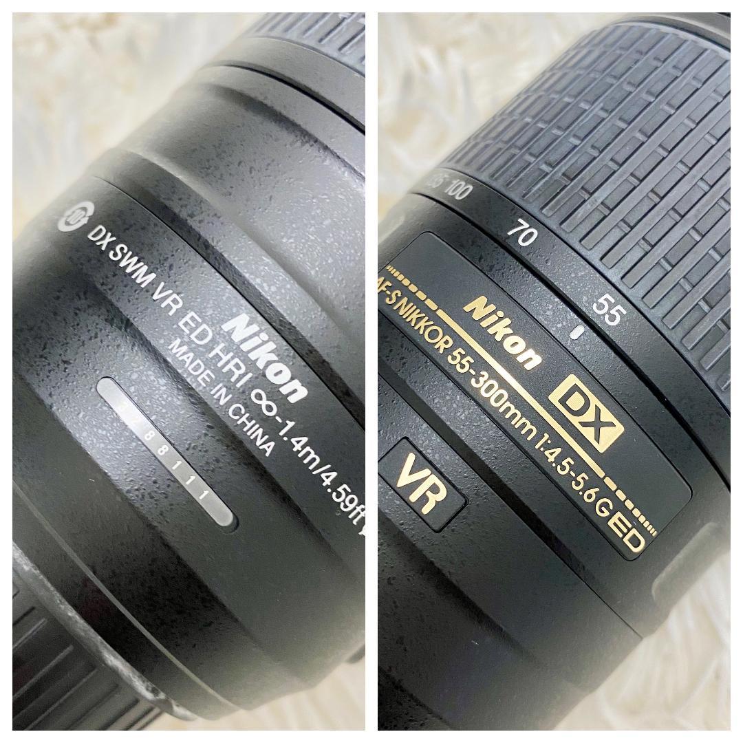 Nikon D5500 デジタル一眼レフカメラ ダブルズームキット付き 美品