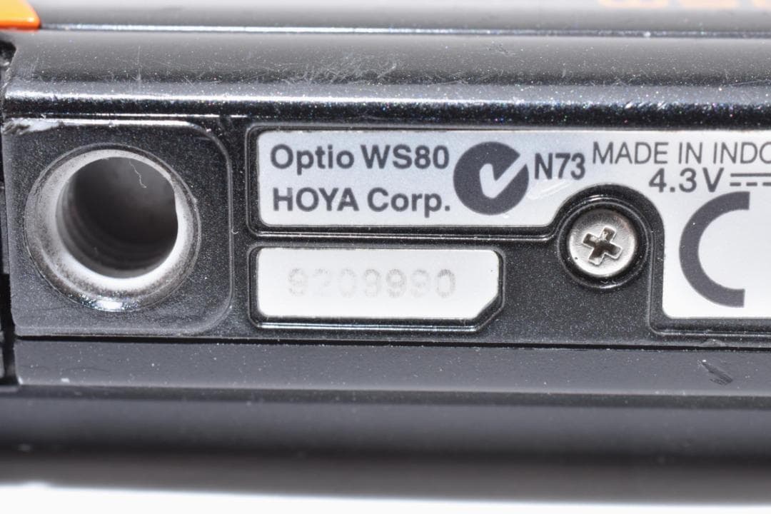 ペンタックス　PENTAX Optio WS80 動作確認済み・防水カメラ