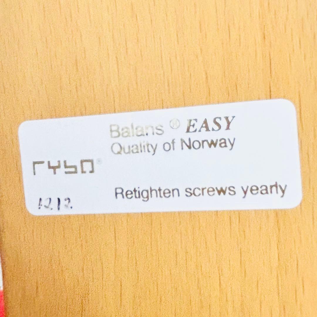 Rybo リボ バランスチェア Balans Easy バランスイージー レッド