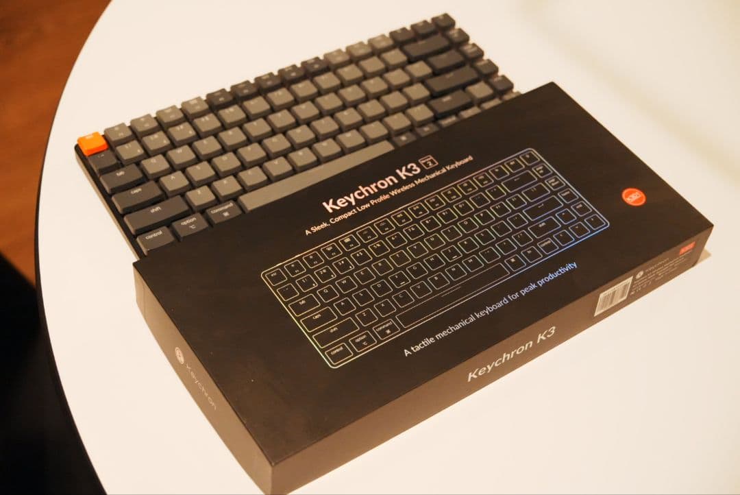 Keychron K3 Version 2 ロープロファイル 赤軸 US配列