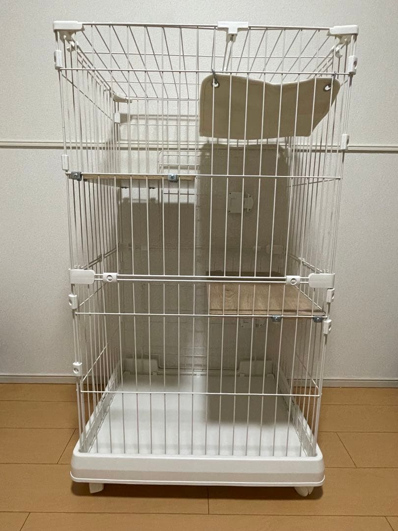 アイリスオーヤマ ハンモック付き ミニキャットケージ