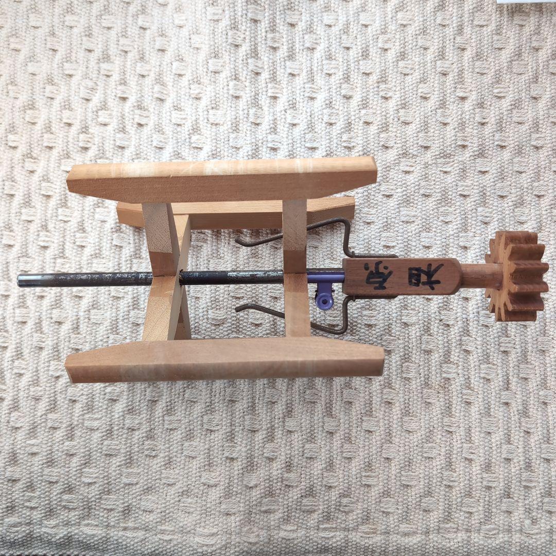 T-1002【中古品】木製 兼用座繰り機　かせ/木枠　機織り道具