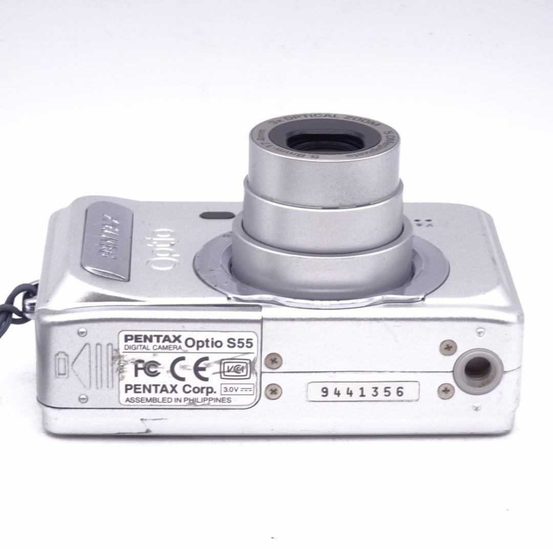 【動作確認済】 PENTAX Optio S55 オールドコンデジ