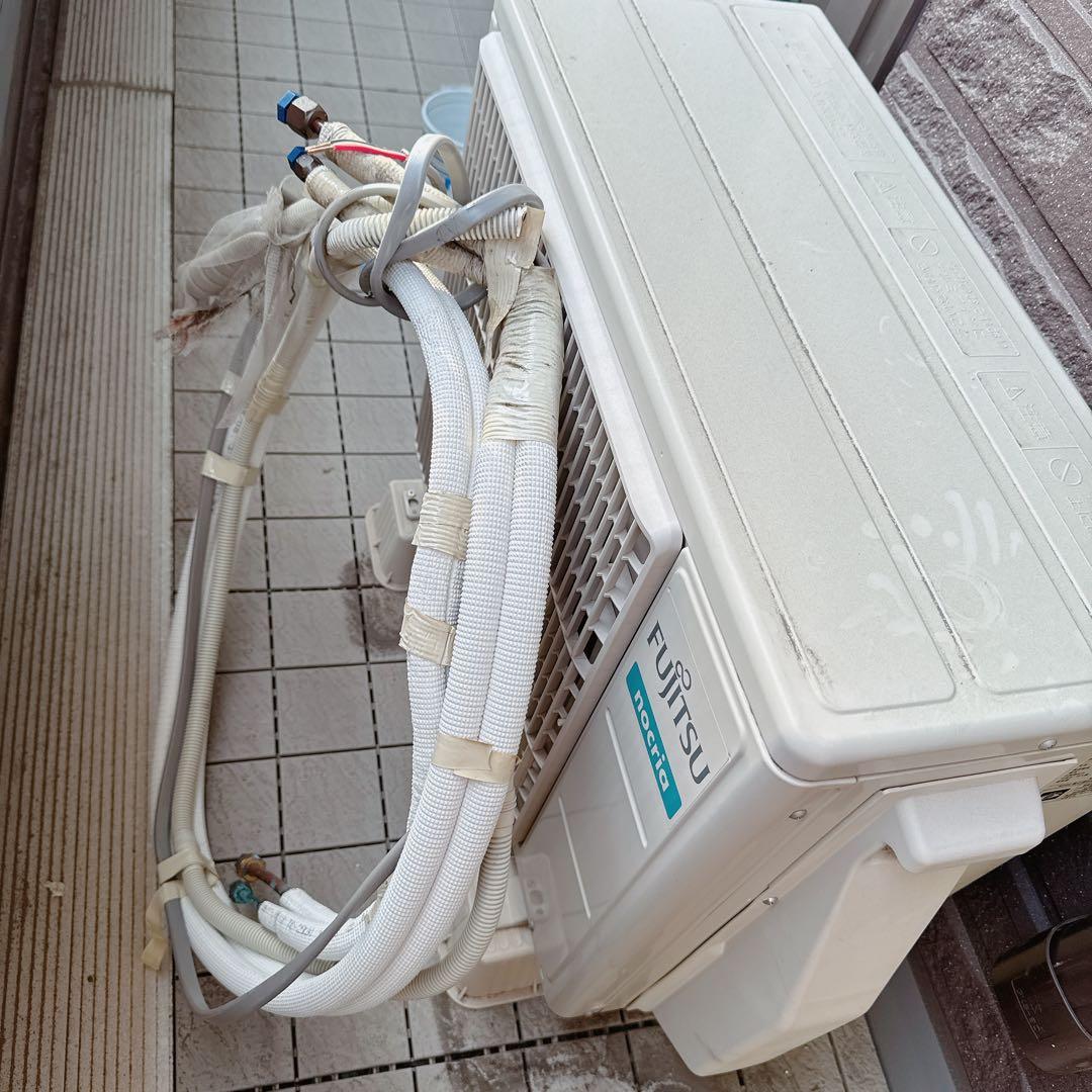 富士通 ノクリア エアコン 室内機+室外機+リモコンセット売り 2019年製