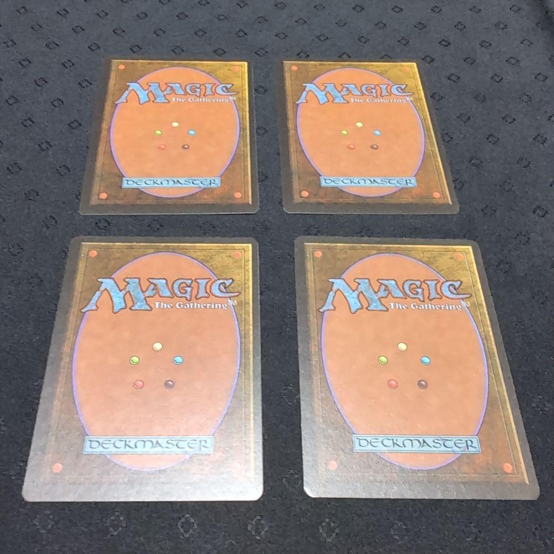 MTG　動く死体　Animate Dead　4版　日本語　4枚セット　黒枠