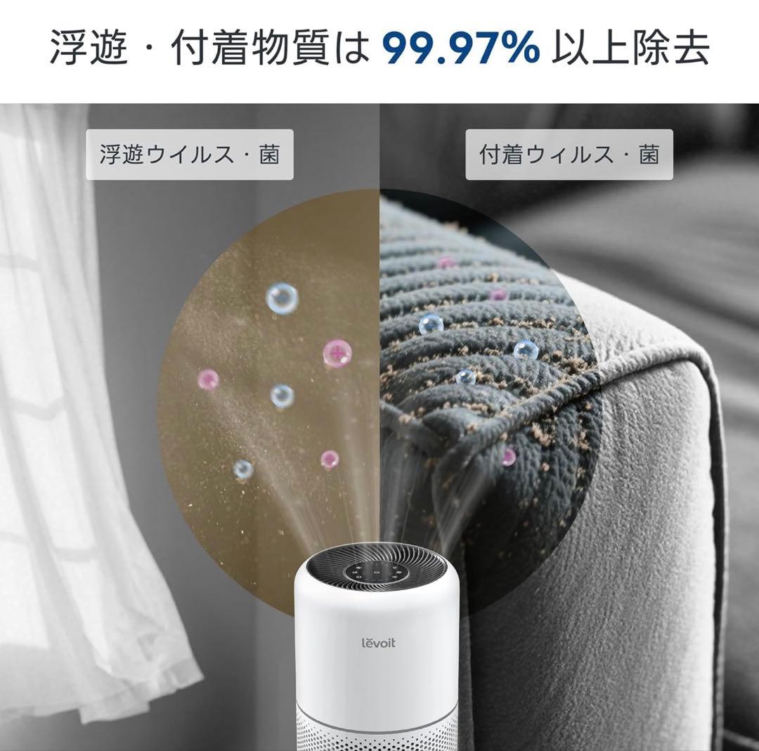 Levoit 空気清浄機 進級プラズマ付きモデルCore300 Pro 20畳