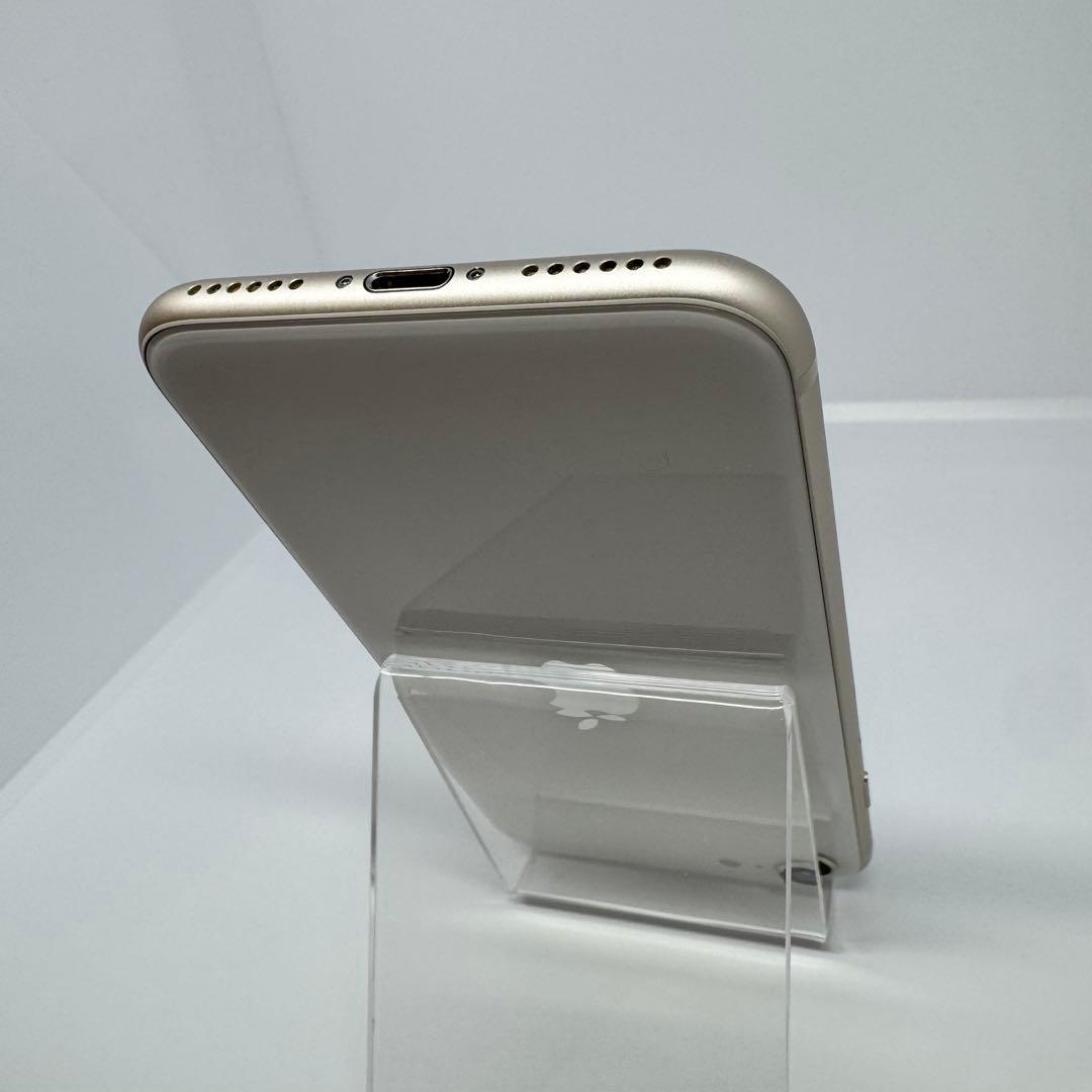 【美品】iPhone SE3 128GB WHITE 大容量バッテリー 100%