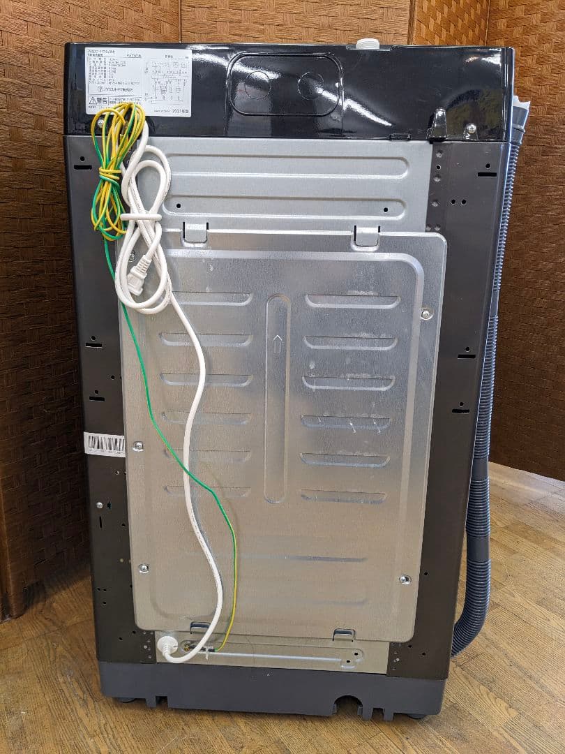 U060 洗濯機 6kg 2021年製 アイリスオーヤマ IAW-T603BL