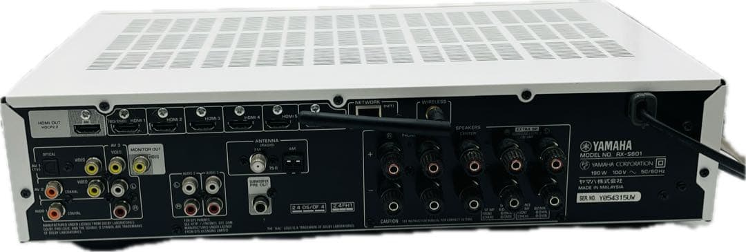 YAMAHA AVレシーバー 通電のみ確認