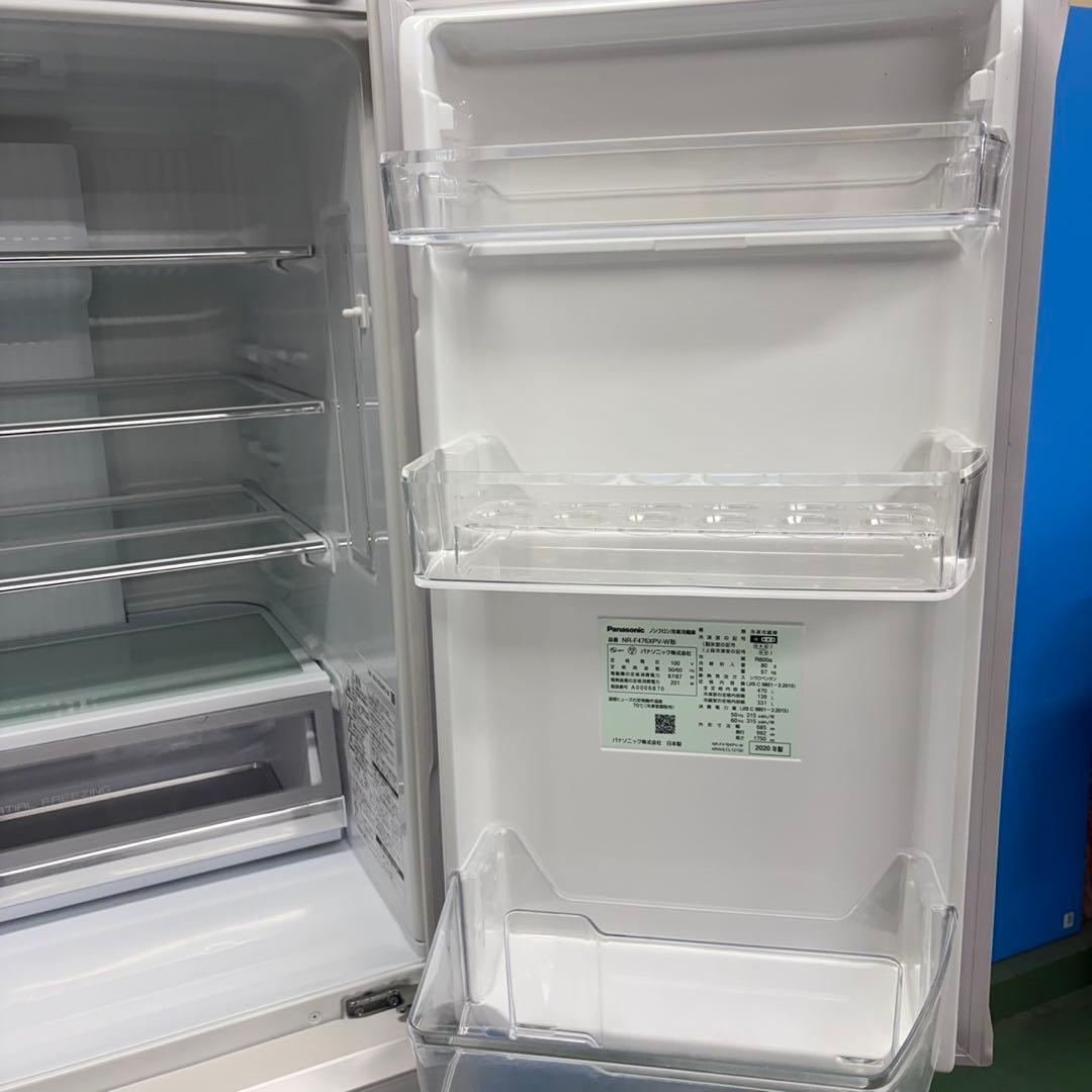025 関東圏　大型冷蔵庫　超極美品　2020年製　400L〜500L 観音開き