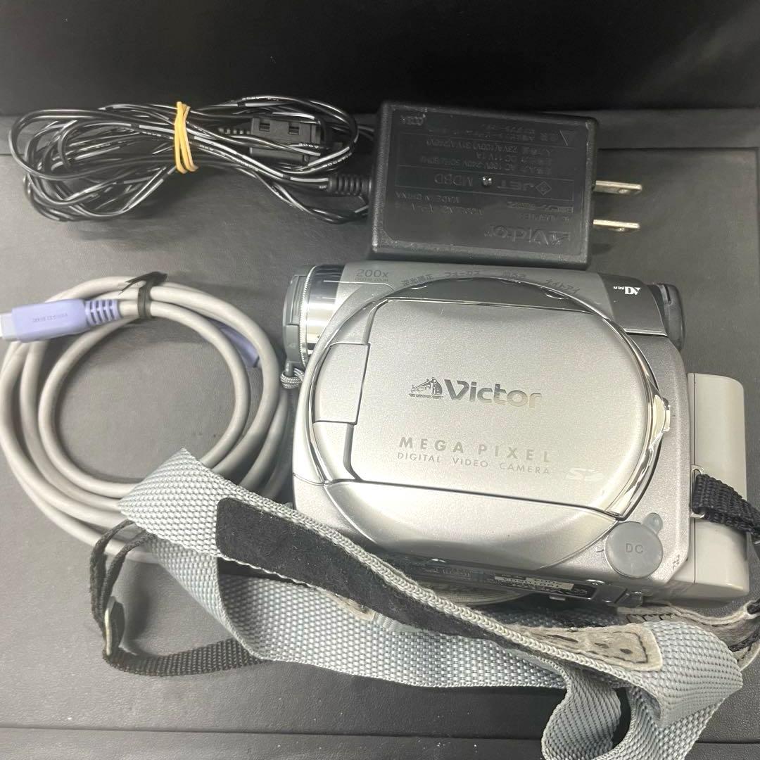 【E】Victor ビクター デジタルビデオカメラ GR-D230-S 現状品