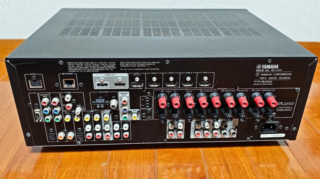 YAMAHA RX-V771 AVレシーバー