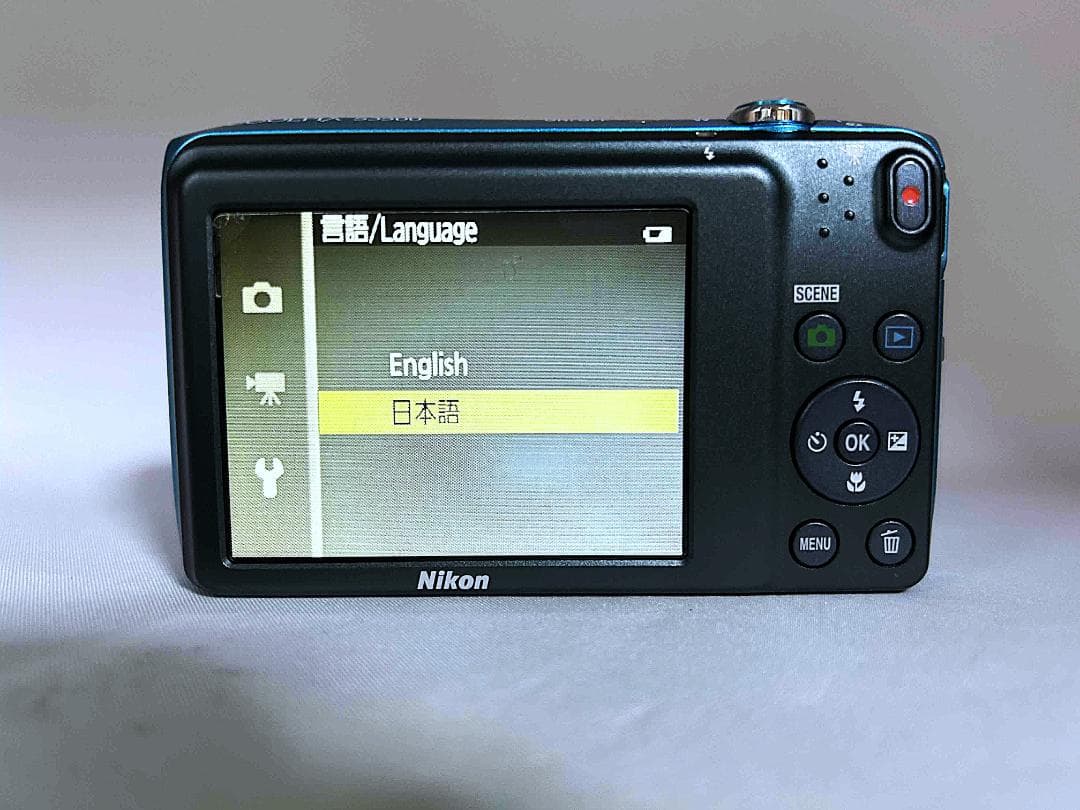 【美品/動作確認済】Nikon Coolpix S3500 スマホ転送OK　フル