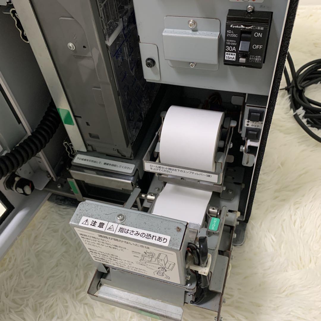 【中古歴浅美品】GLORY製 VT-S20　特大ボタン付き　券売機