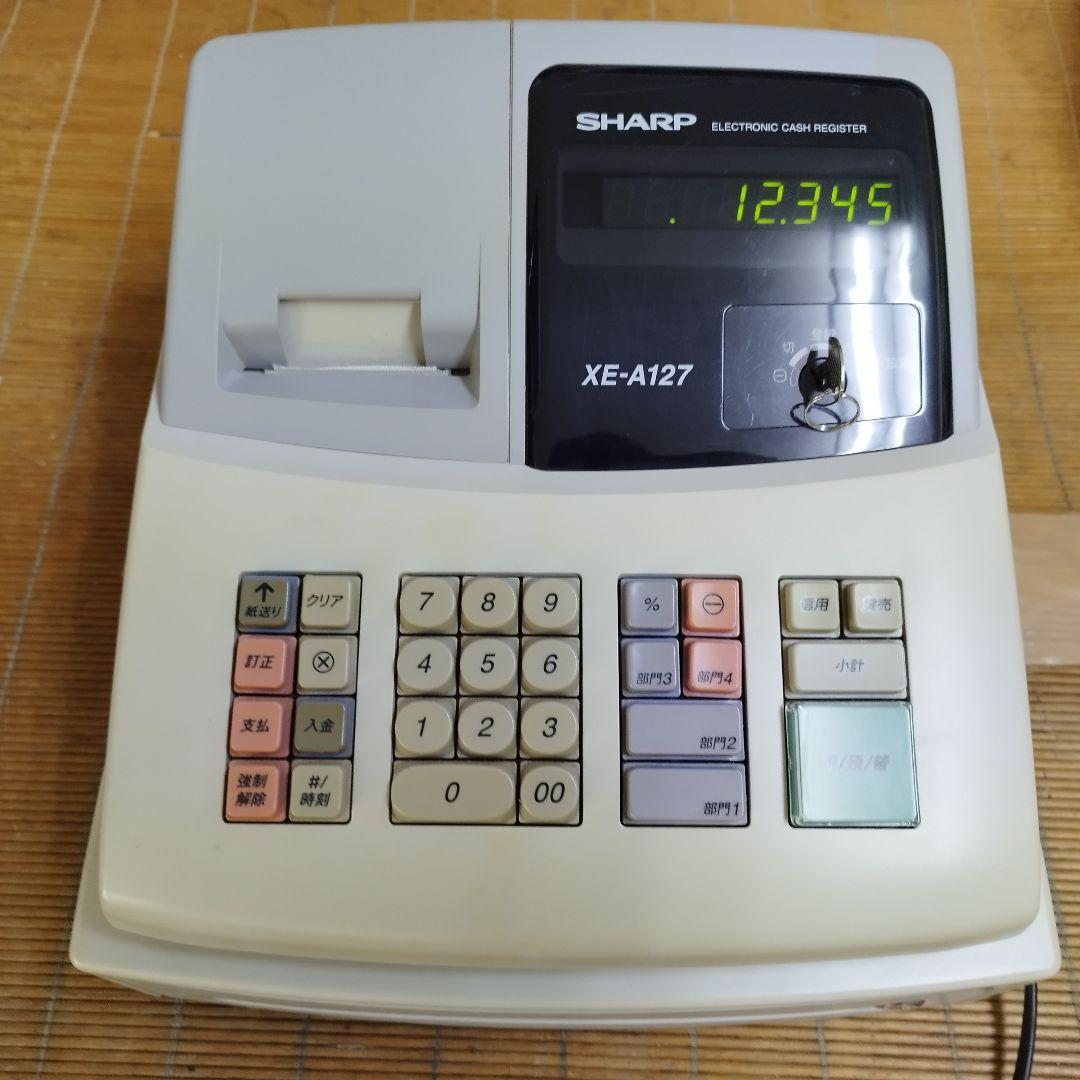SHARPレジスター　XE-A127　簡単便利特殊　送料込　1270355
