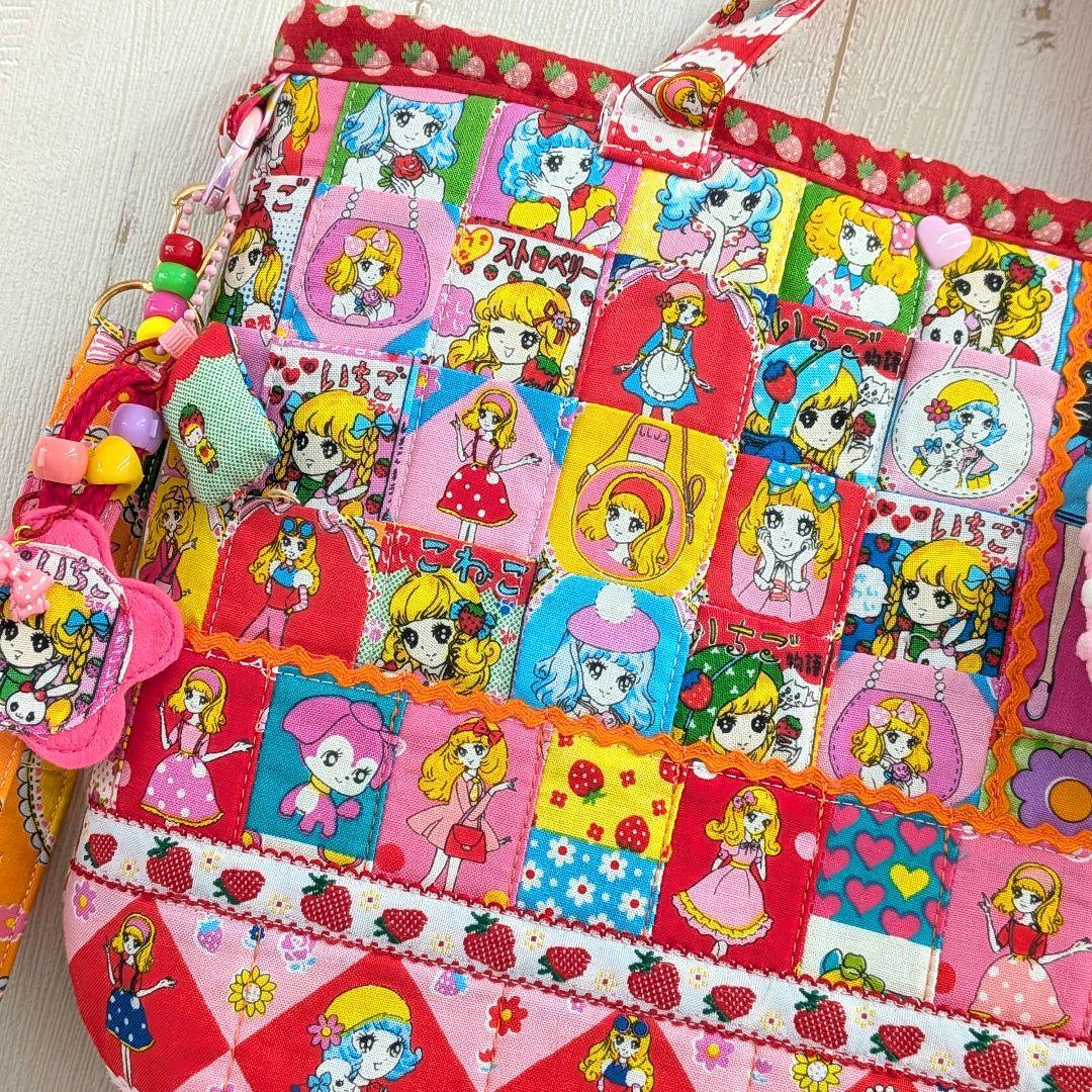❤おとめちっくパーティー❤ショルダー紐付き❤トートバッグ❤