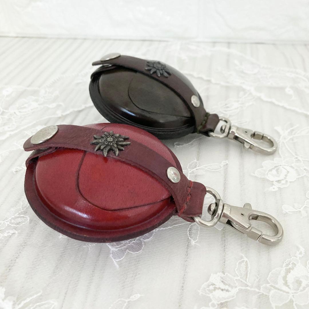 ◆新品/未使用 ドイツ製 本革 ケース フック付き ドイツ職人 手作り