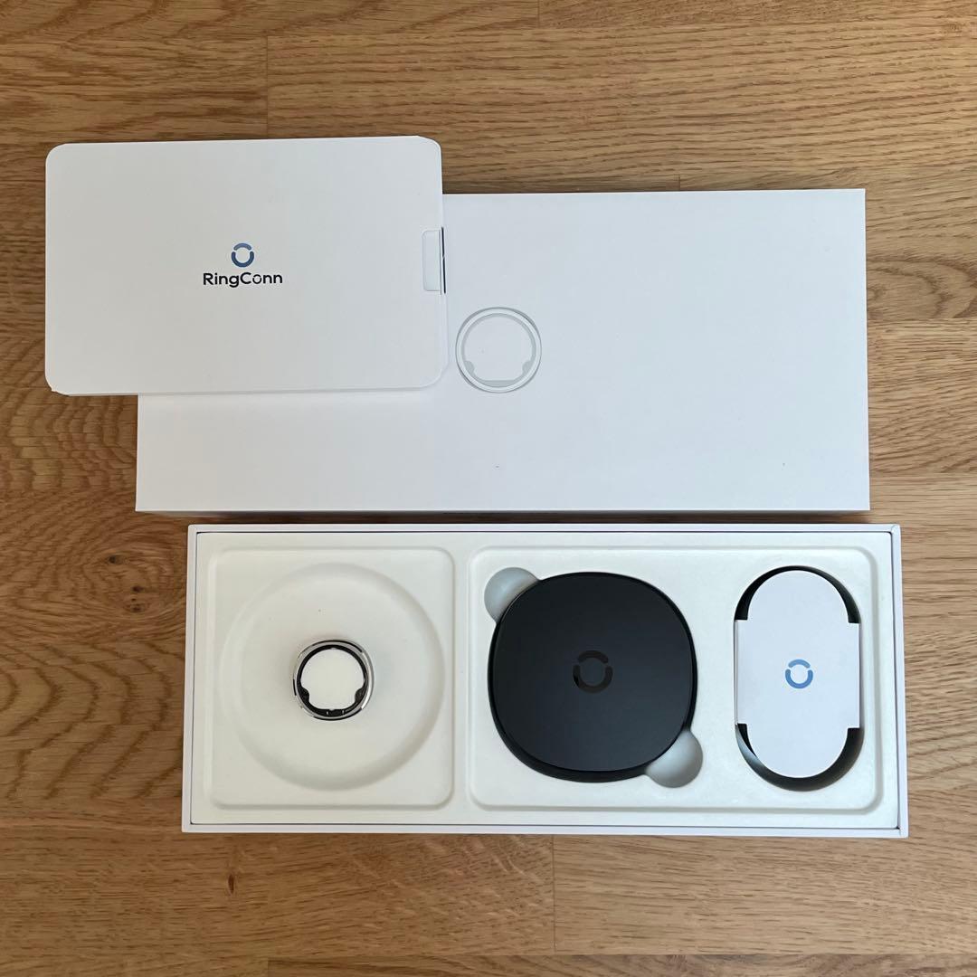 RingConn Gen 1 シルバー サイズ12 充電ドック付き