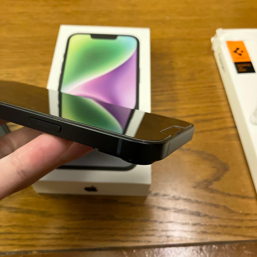 iPhone 14 ミッドナイト 128GB + ケース+保護フィルム