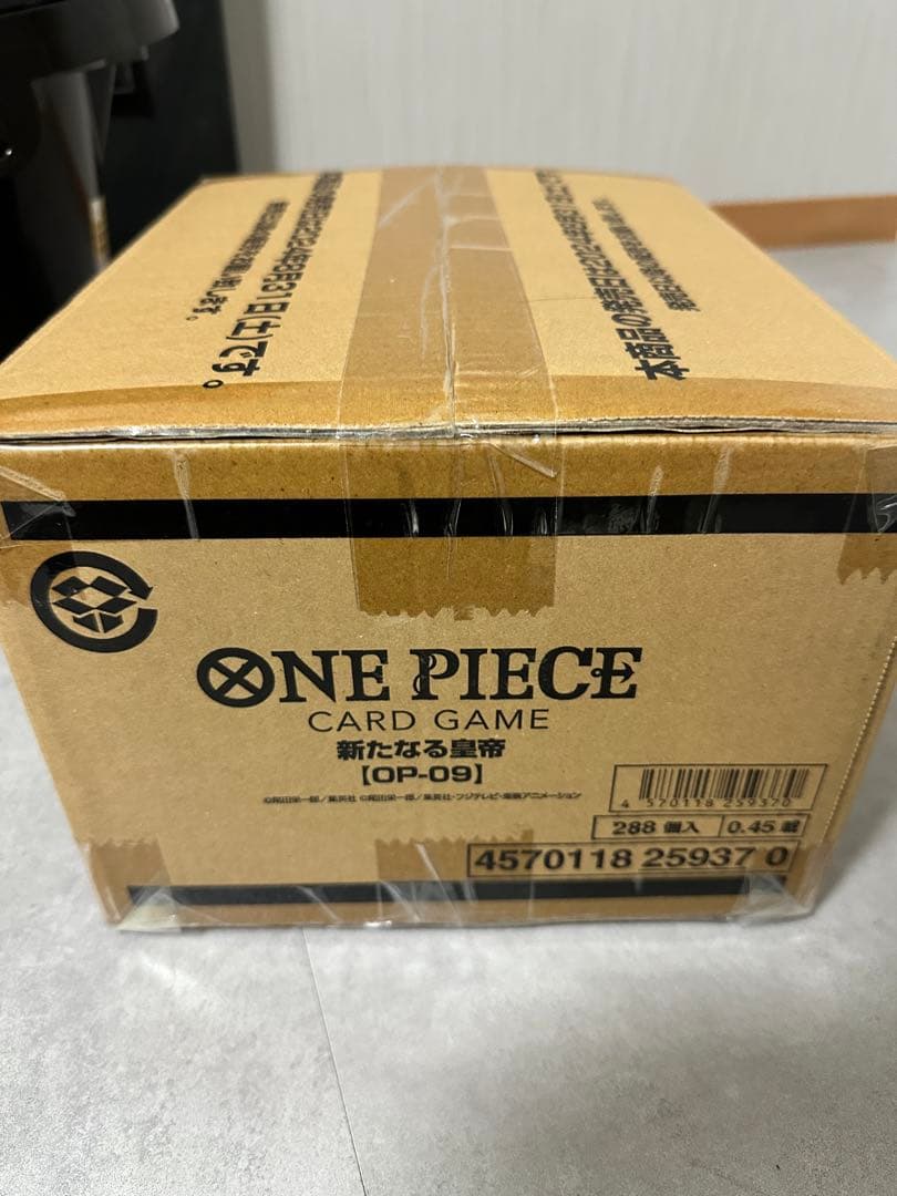 新品、未開封ONE PIECE カードゲーム 新たなる皇帝1カートン
