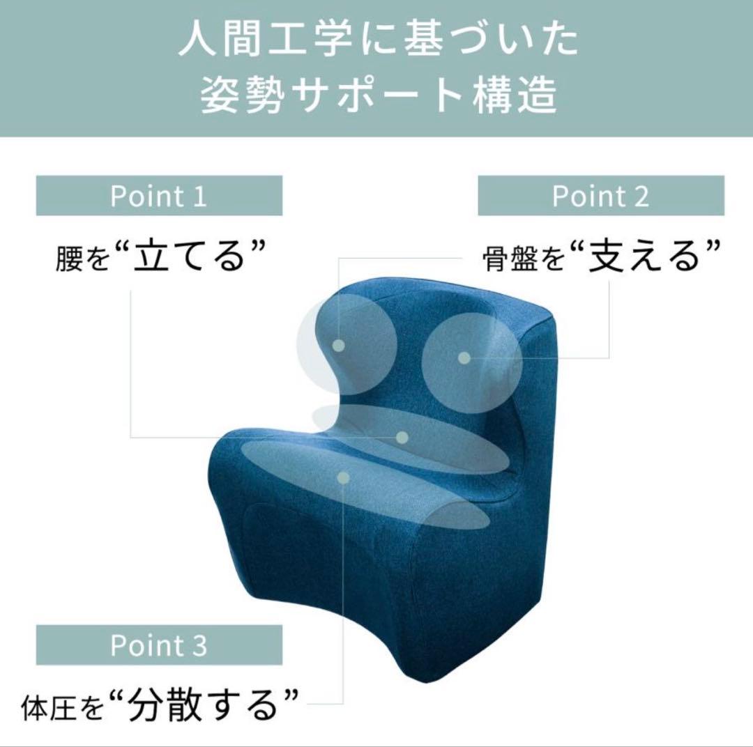 ☆未使用に近い☆　MTG　スタイル　STYLE　ドクターチェア　プラス　ブルー