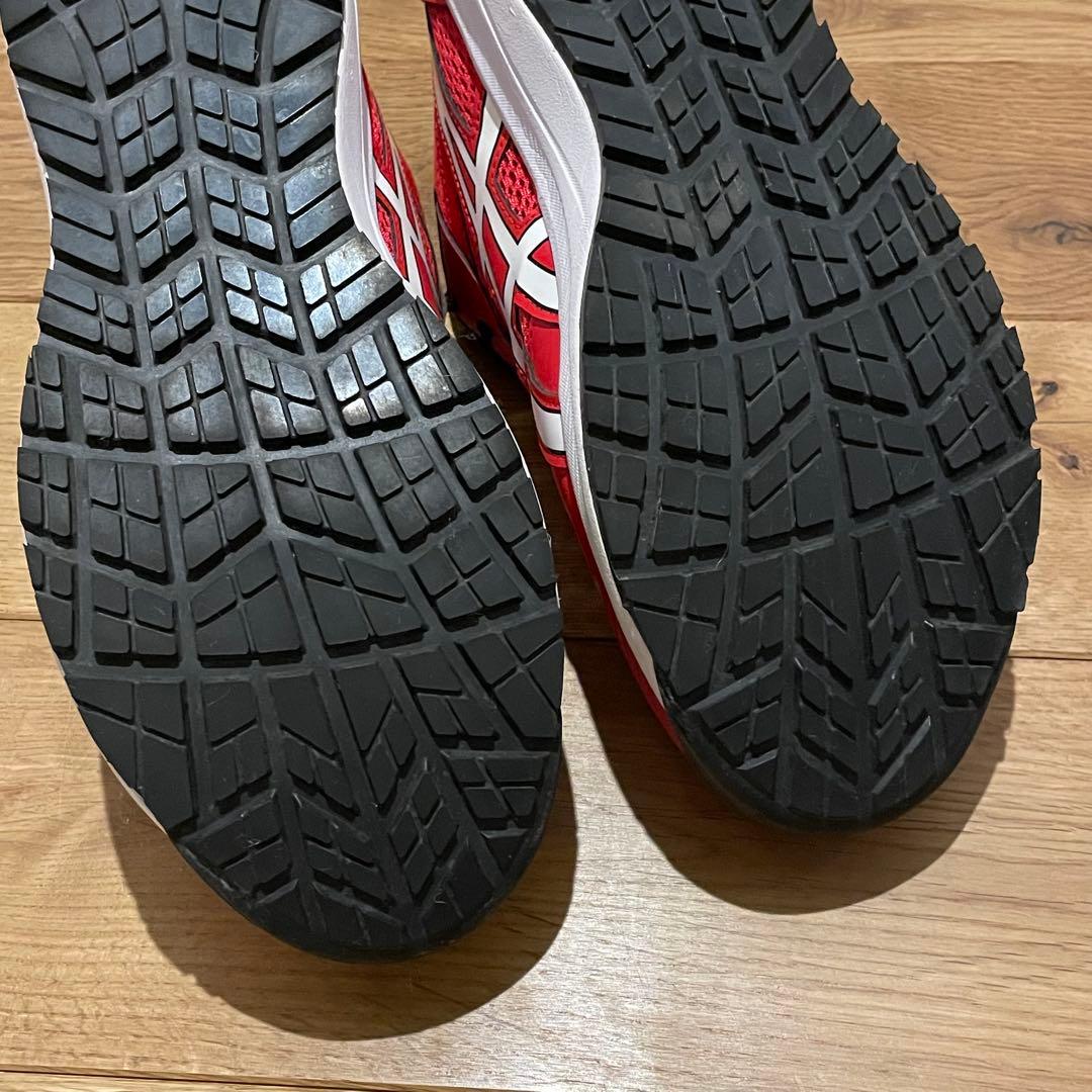 中古asics WINJOB CP219 80A 27.0cm レッド/ホワイト